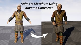 animate metahuman in unreal engine 5 using mixamo converter 100 free [upl. by Bac796]