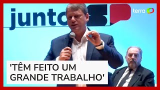 Tarcísio diz que professores de SP não têm melhor salário e estrutura mas têm muito amor [upl. by Isaak]