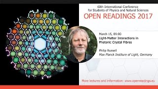 LightMatter Interactions in Photonic Crystal Fibres Philip Russel [upl. by Ozkum]