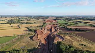 HS2 Construction  Cubbington Warwickshire  20210922 [upl. by Renie]