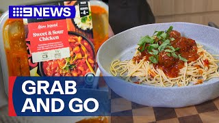 Grocers offering cheap preprepared meals  9 News Australia [upl. by Lesko]