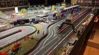 Thatchers Raceway  Giant Digital Scalextric Set  Jadlam Racing Models [upl. by Japeth]