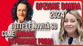 A CHI SPETTA VERAMENTE OPZIONE DONNA 2024  TUTTE LE NOVITÀ [upl. by Anitnauq]