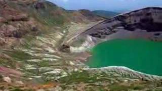 Zao Okama crater lake [upl. by Puff]