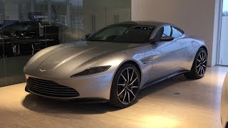 James Bonds Aston Martin DB10 from SPECTRE — An Exclusive Look [upl. by Retsek279]