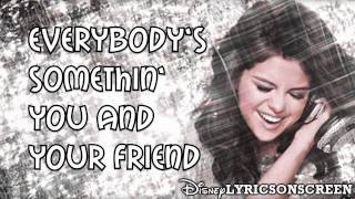 Selena Gomez amp The Scene  Spotlight Lyrics Video HD [upl. by Ahseim782]