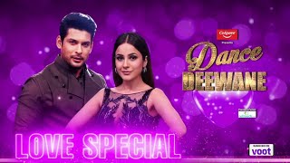 SidNaaz romantic Performance on Dance Deewane  SidNaaz ShehnaazGillSidharthShukla [upl. by Veedis]