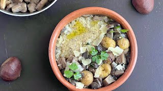 Polenta taragna con funghi e castagne [upl. by Annayehc]