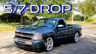 Silverado 57 DROP on 24s [upl. by Adorl]