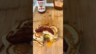 Making bacon pancakes sandwich adventuretime [upl. by Thun]