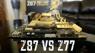 Z87 Haswell vs Z77 Ivy Bridge  Whats New [upl. by Wane]