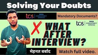 TCS After Interview Process  TCS Offer Letter  TCS Interview Result  TCS Mandatory Documents [upl. by Batty]