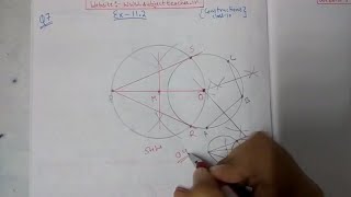 Chapter 11 Exercise 112 Q7 Constructions of Maths class 10 NCERT [upl. by Alwyn]