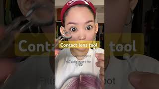 Contact lens tool shorts youtubeshorts lenses lens ytshorts [upl. by Anyotal]