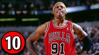 Dennis Rodman Top 10 Plays of Career [upl. by Adore]