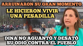 Dina Boluarte no aguantó que el pueblo arruinara su gran momento  Tomás Franco [upl. by Vanhook233]