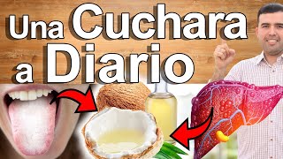 Solo 1 Cucharada De Aceite De Coco A Diario  Para Que Sirve Beneficios Para Tu Salud Y Belleza [upl. by Leban]