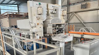 Diba Machinehandel l Waco  Kujakon high speed twin resaw line BKW [upl. by Holds527]