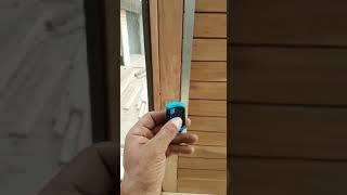 Cisa Electric Strike Lock With Centurion Nova Remote amp Reciever On Wooden Pivot Door [upl. by Adalie]