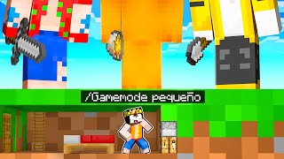 ¡ESCONDITE EXTREMO de 1 PIXEL en MINECRAFT 😂 El escondite en Minecraft con mods [upl. by Mahseh]