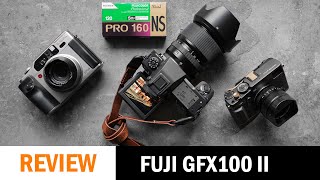 REVIEW Fujifilm GFX100 II  GF55mm f17 R WR [upl. by Llirrem]