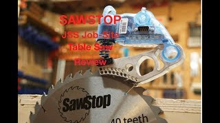 SawStop JSS Job Site Table Saw [upl. by Eirrok]