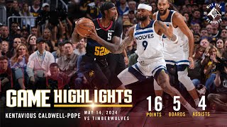 Kentavious CaldwellPope Full Game Five Highlights vs Timberwolves 🎥 [upl. by Jed]