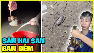 Đức Mõm  Đi Săn Hải Sản Ban Đêm Ngoài Biển Gặp Thuỷ Quái [upl. by Ecinuahs]