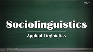 What is sociolinguistics  Lec  01 Factors Elements and Types of Sociolinguistics linguistics [upl. by Charleton]