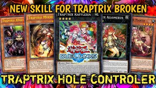 Traptrix Duel Links Best Gameplay Full Trap Hole YuGiOh Duel Links [upl. by Latoniah]