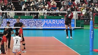 福井工大福井 スパイク公式練習 春の高校バレー2024 準決勝 Japan volleyball [upl. by Buna517]