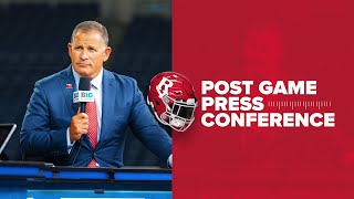 Head Coach Greg Schiano Post Game Press Conference  Wisconsin [upl. by Wilen]