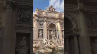 Fontana di Trevi Italia Roma  fotos de la fontana di trevi en Roma  la fuente más famosa de Roma [upl. by Nonna]