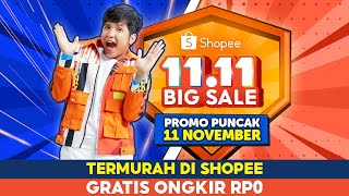 Ikuti Flash Sale 1000 iPhone amp 5 Mobil hanya di Shopee 1111 Big Sale Promo Puncak 11 Nov [upl. by Kondon]