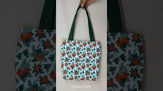 Handmade Bag Making  Tote bag sewing tutorial  Bag making at home diy clothesbag bagmaking [upl. by Rachelle]