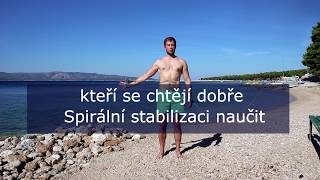 Cvičení Spirální Stabilizace v Chorvatsku [upl. by Jeffie]