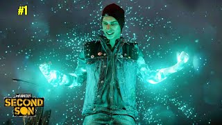 Amazing Superhero Game  The Infamous Second Sons PS5 Gameplay 1 [upl. by Bedwell]