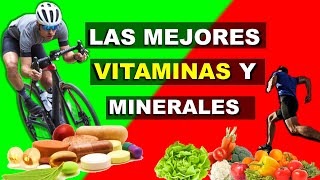 LAS VITAMINAS QUE AUMENTAN TU RENDIMIENTO DEPORTIVO │Los beneficios de las vitaminas y minerales [upl. by Elfrieda128]