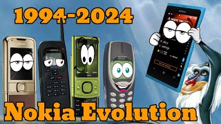 The Evolution of Nokia Tune  Cartoon Version Nokia Tune Animation [upl. by Peppard]