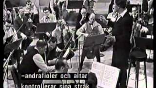 Celibidache rehearsing Bolero by Ravel 1965 with The Swedish Radio Orchestramp4 [upl. by Sally]