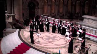 Vytautas Miškinis quotO Sacrum Conviviumquot Stanford Chamber Chorale [upl. by Emera]