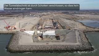 Der Fehmarnbelt Tunnel  Der neue Deich über dem dänischen Tunnelportal ist fertig [upl. by Weldon]