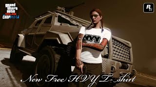 GTA Online • New Free HVY Tee • Unlocked by buying a Chernobog Insurgent PickUp or APC • 🆕️🆓️👕 [upl. by Anertak]