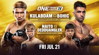 ONE Friday Fights 26 Kulabdam vs Bohic [upl. by Lucina]