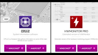 CPUZ y HWMONITOR PRO Toda la informacion de hardware de tu pc y control totral de la temperatura [upl. by Antin]