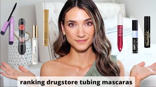 The Best and Worst Drugstore Tubing MascarasWear tests and high end comparison [upl. by Lertram]