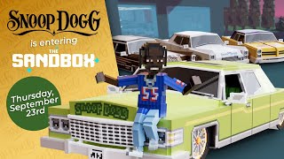 Snoop Dogg Enters The Sandbox Metaverse [upl. by Stoops]