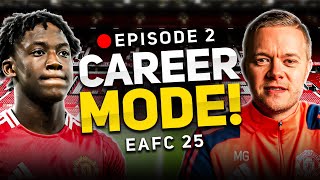 MAN UTD FC 25 CAREER MODE EPISODE 2 [upl. by Anaahs]