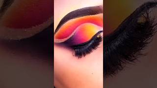 Most Colorful Eye Makeup Tutorial 🌼🌸 makeup makeuptutorial eyemakeup shorts youtubeshorts [upl. by Lyn]