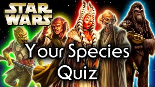 Find out YOUR Star Wars SPECIES UPDATED  Star Wars Quiz [upl. by Ahsyat]